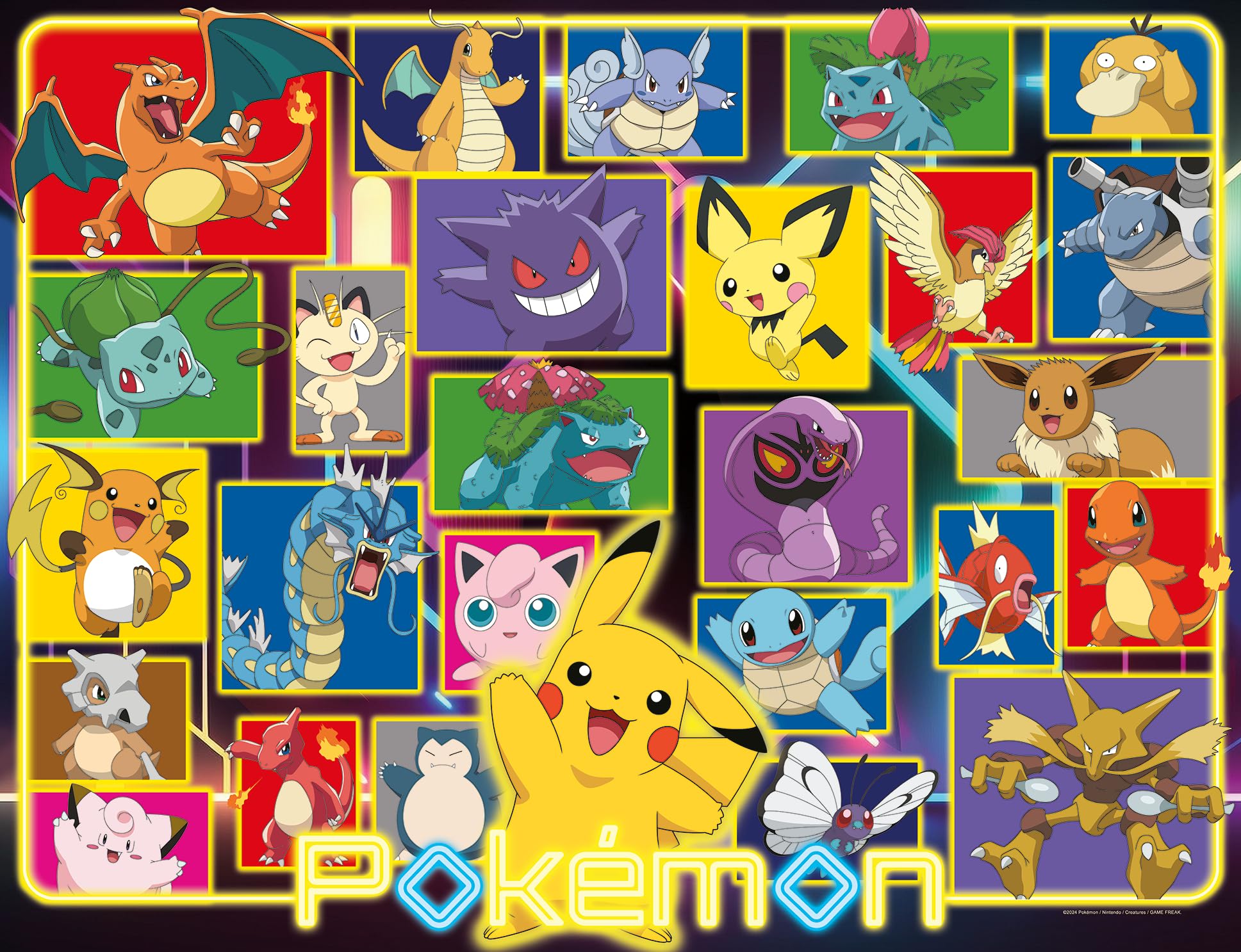 Ravensburger Pokemon 2000 Piece Jigsaw Puzzle for Adults and Kids Age 12 Years Up, Yellow, 75.1 cm x 98 cm