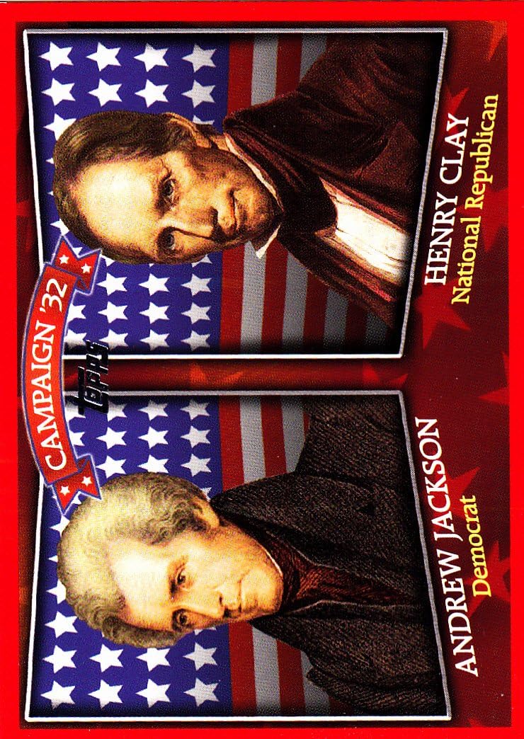 Amazon.com: 2008 TOPPS PRESIDENTIAL CAMPAIGN INSERT ANDREW JACKSON ...