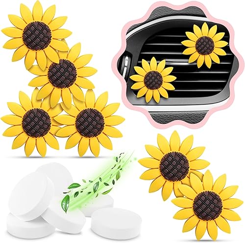 Miniatura 28 de Accesorios de coche para niñas, ambientador de coche, decoración rosa para adolescentes, mujeres, bonitos clips de ventilación, decoración estética