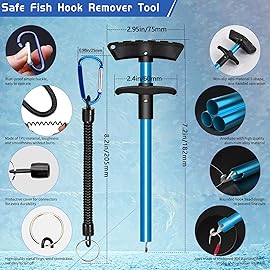 XBLACK 5 Pack Fishing Tool Kit Fishing Pliers Fish Gripper Fishing Scale Fish Grip Tools Folding Line Snip Fish Hook Remover Tool Set Saltwater Resistant Fishing Gear Tool Set