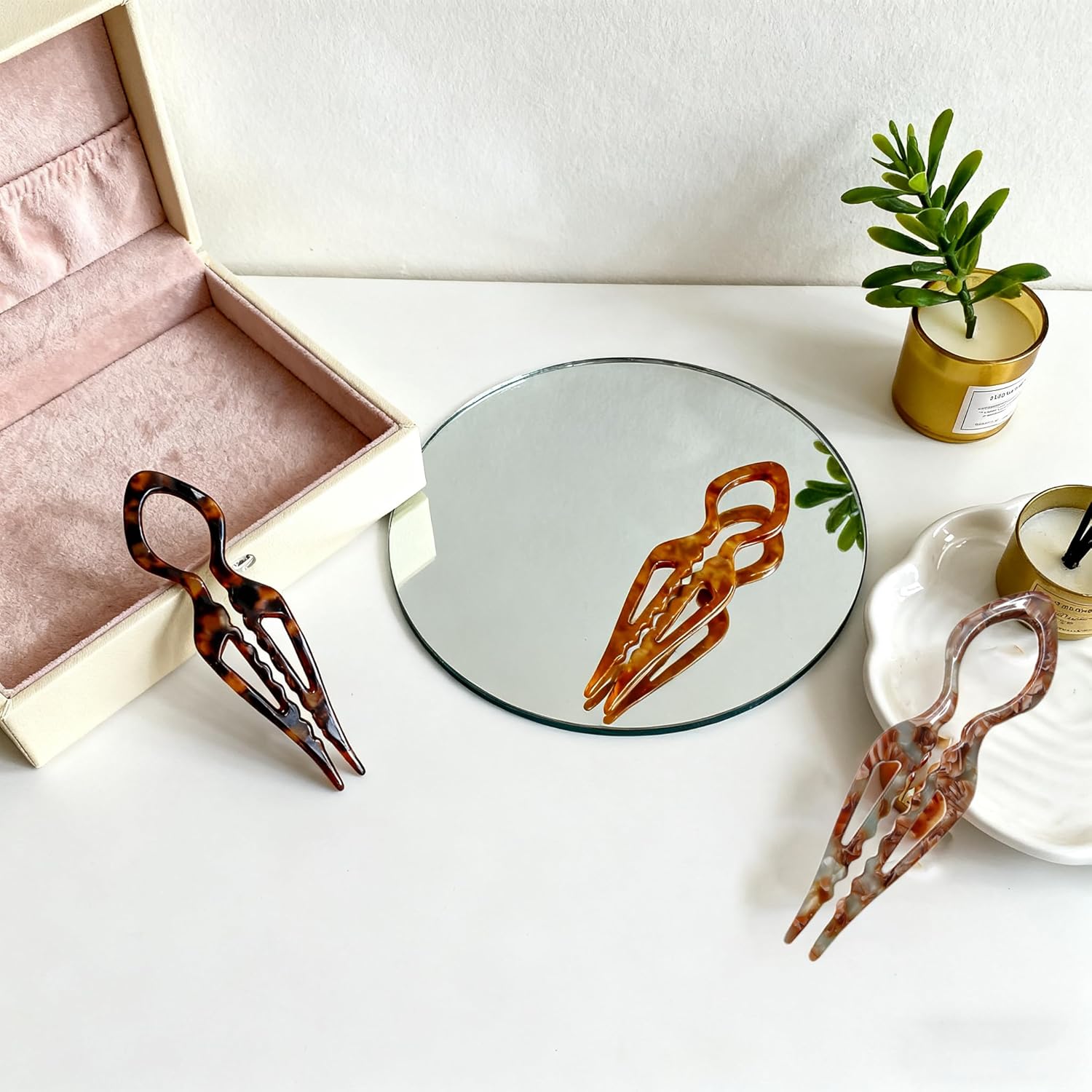 3Pcs Prestige French Hair Pin for Women,Prestige Hair Pin for Thin Thick Hair, Double-Notch Locking Mechanism Anti-loosening Women Hair Accessories Valentine's Day Gifts - Image 7