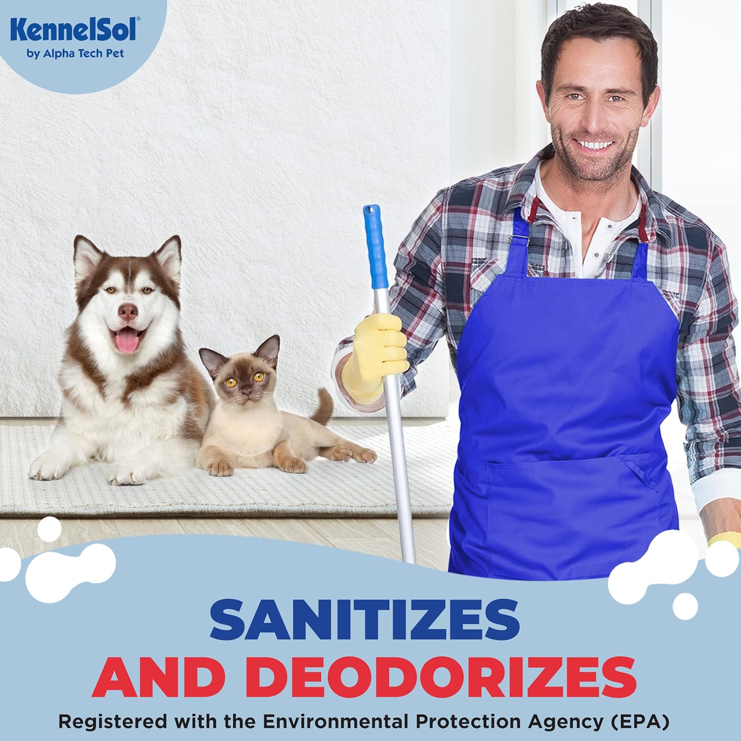 KennelSol Dog Crate Cleaner and Disinfectant Cleaning Concentrate, Kills Bacteria & Viruses