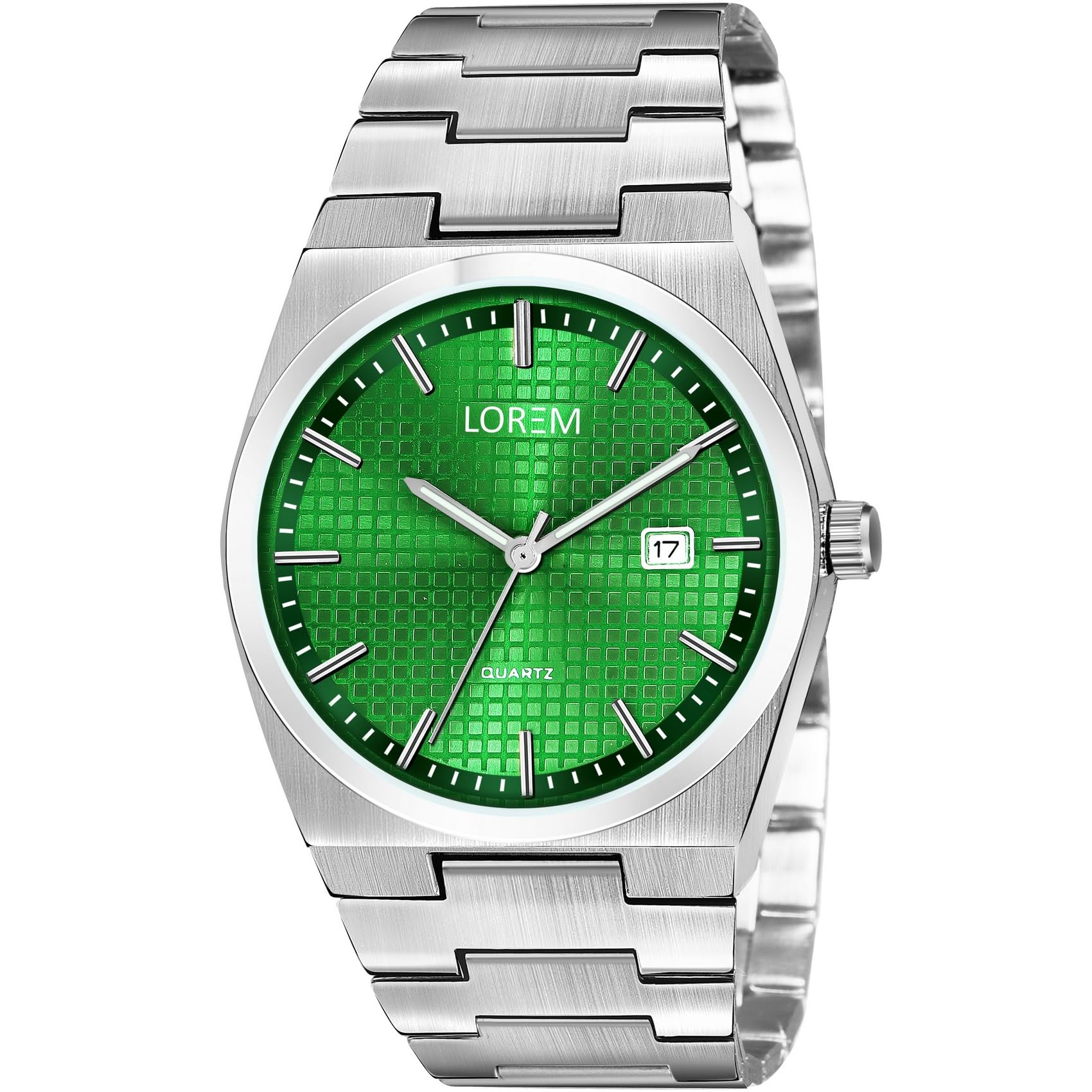 LOREM Casual Round Black Dial Stainless Steel Silver Strap Men WatchFZ-LR160 (B0CWH5GJ6D) Amazon Price History, Amazon Price Tracker