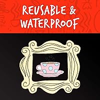 Vista 4 de Friends Gadget Calcomanías - 4 hojas de calcomanías extraíbles impermeables para laptop