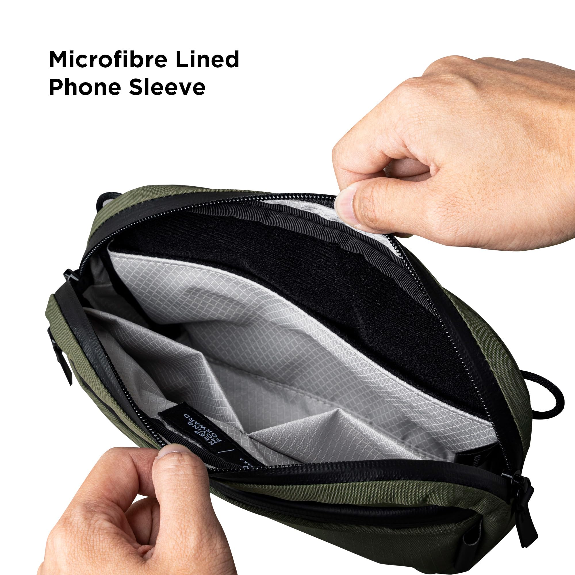 ALPAKA Flight Sling 1L – Umhängetasche Herren Klein | Crossbody Sling, Schultertasche, Organizer mit Schlüsselring, abnehmbarer Gurt, wasserabweisend