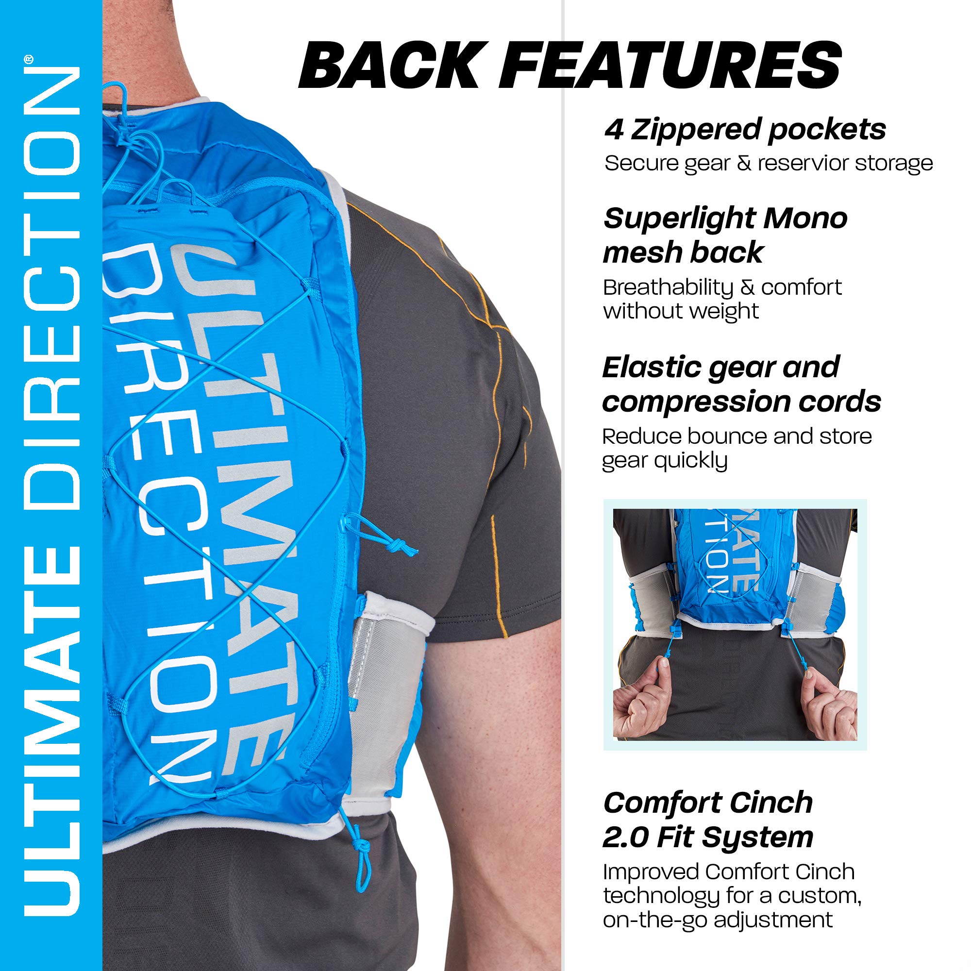 アルトメイト　ディレクション　ランニングベスト Vest-男性用ランニングザック – アルティメイト ディレクション