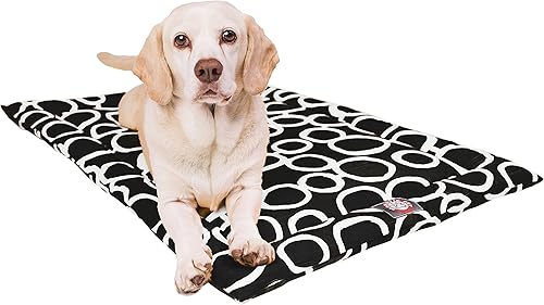 Miniatura 14 de Majestic Pet Products - Tapete para cama de perro de 30 pulgadas, color amarillo fusión Negro -,Gris,Marrón mocha,Azul marino,Amarillo