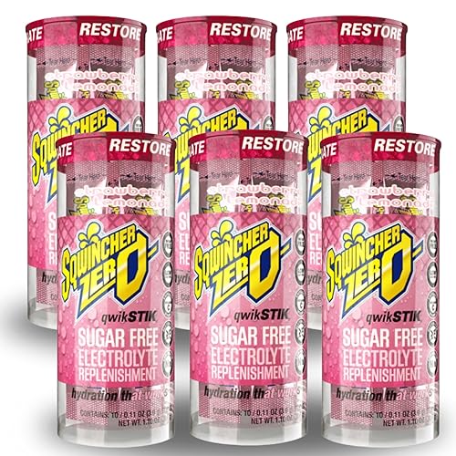 Miniatura 13 de Sqwincher Zero Qwik Stik - Mezcla de bebida de hidratación en polvo de reemplazo de electrolitos bajos en sodio, sin azúcar, baja en calorías,