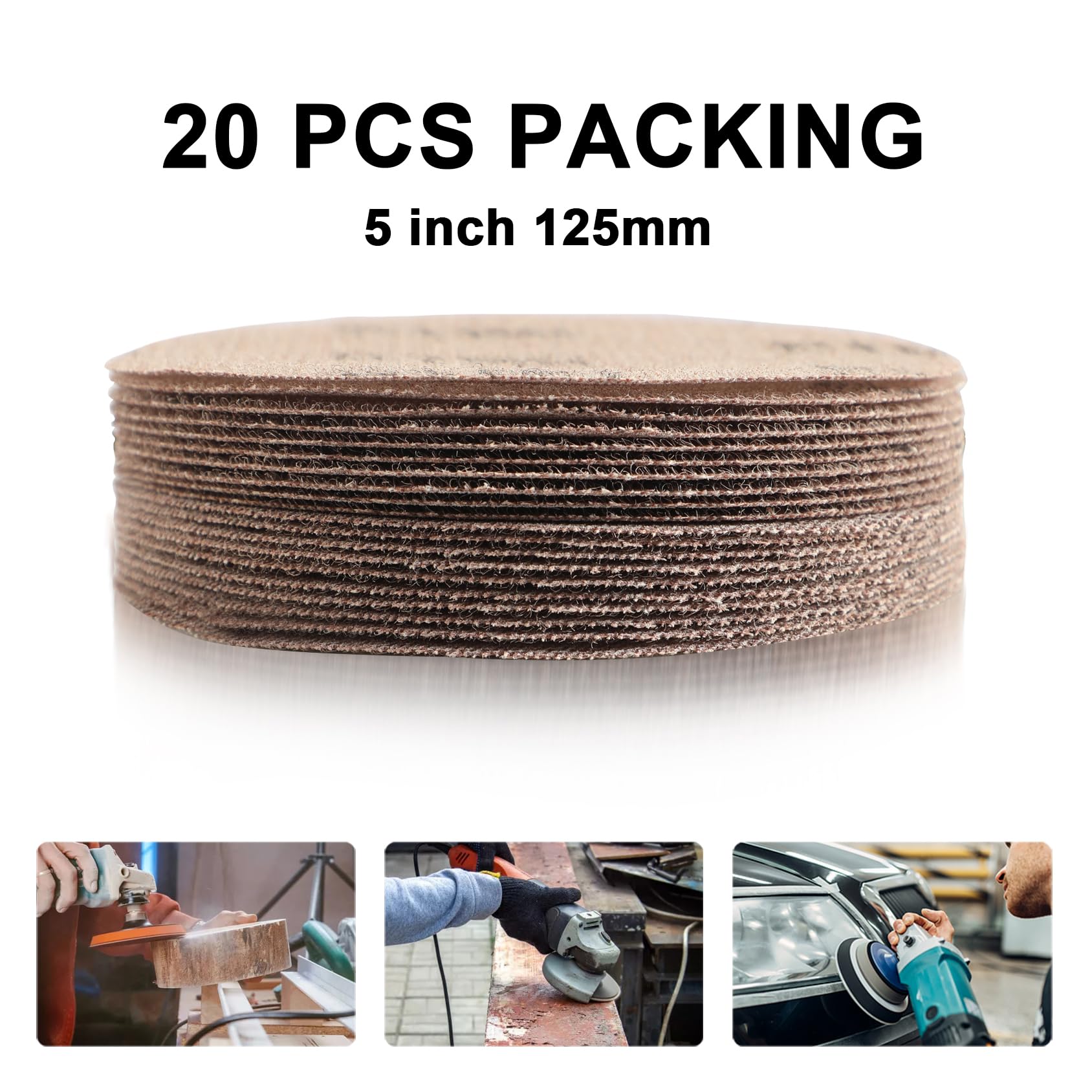 25 disques de ponçage Makita B -68426 - Velcro - Grains 320 - 225 mm
