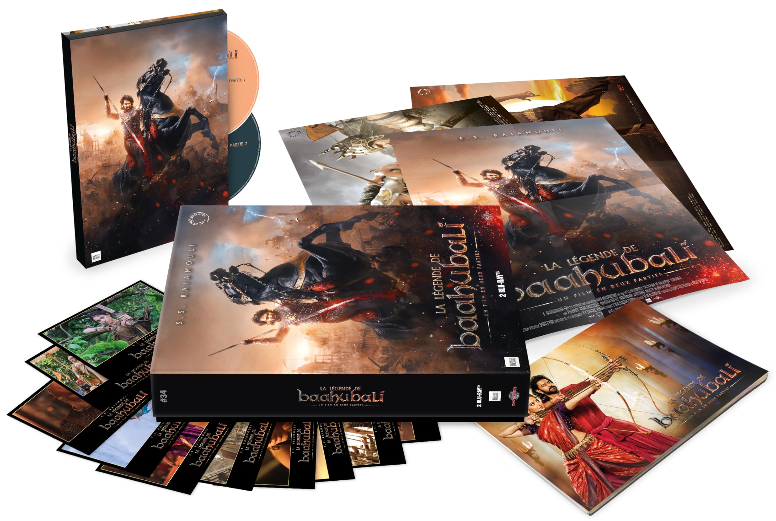 La légende de Baahubali - Parties 1 et 2 - EPL #34 - 2 Blu-ray + Memorabilia