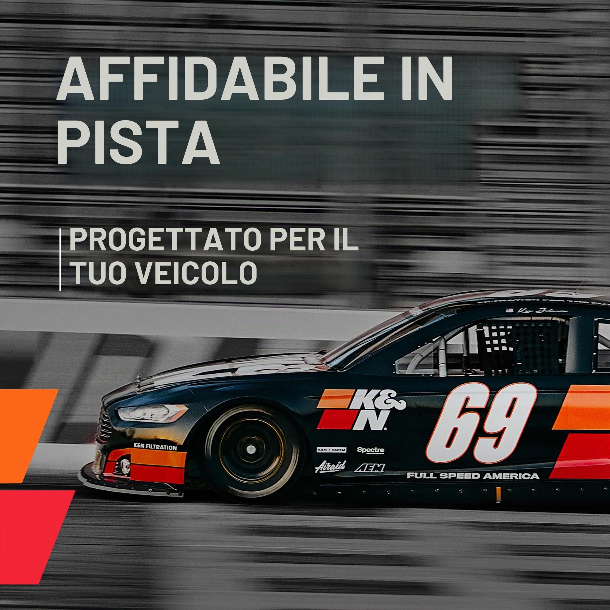 K&N E-1987 Filtri Aria Sostitutivi Auto, Lavabile e Riutilizzabile