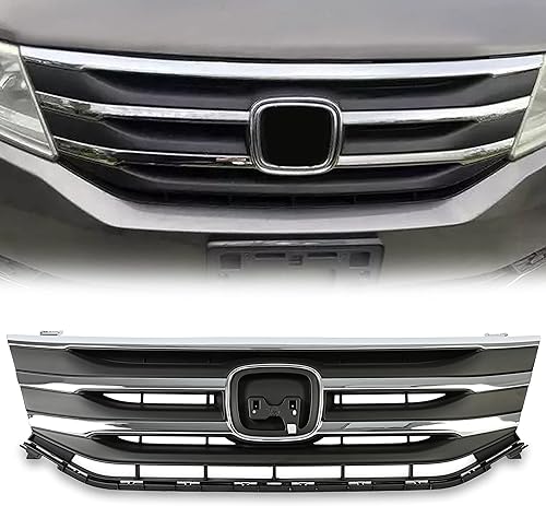 HECASA Rejilla de parachoques delantero compatible con Honda Odyssey 2011-2013, repuesto para HO1202107C HO1217105 HO1210138 - Moldeo texturizado