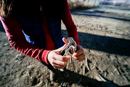 Miniatura 4 de UST U-Dig-It - Pala plegable con construcción de acero inoxidable ligera para jardín y camping durante senderismo, camping y supervivencia al aire