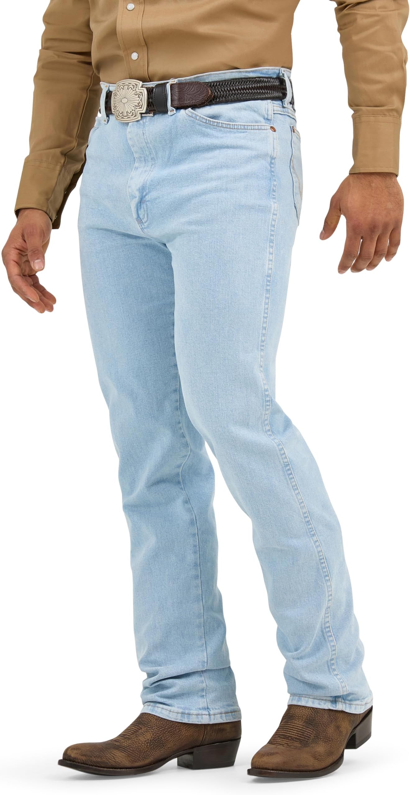 Mens Cowboy Cut Active Flex Slim Fit Jeans
