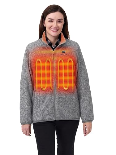ORORO Women s Heated Fleece Jacket product photo (Heated Apparel) — ScooterReviewPro review
