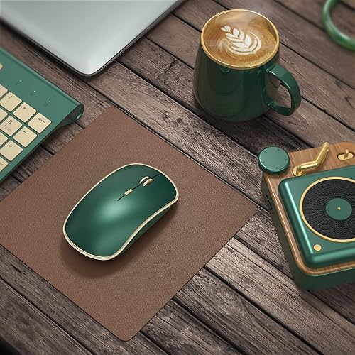 Miniatura 6 de J JOYACCESS Ratón silencioso inalámbrico delgado de 2.4G, mouse inalámbrico portátil con 5 niveles de DPI ajustables, mouse USB para escritorio,