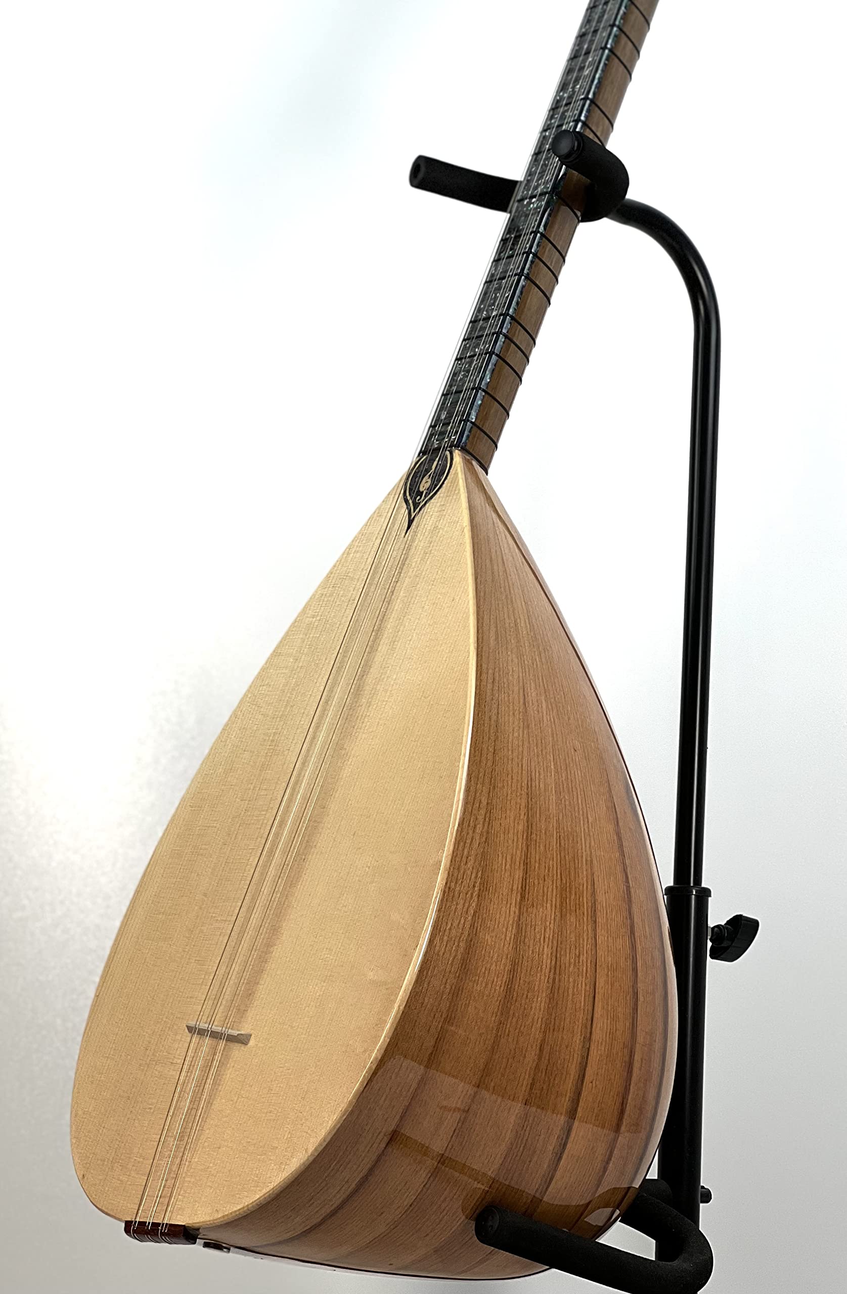 Generisch Saz Baglama Professionnel 40 Cordes Épicéa Acier Taille Complète