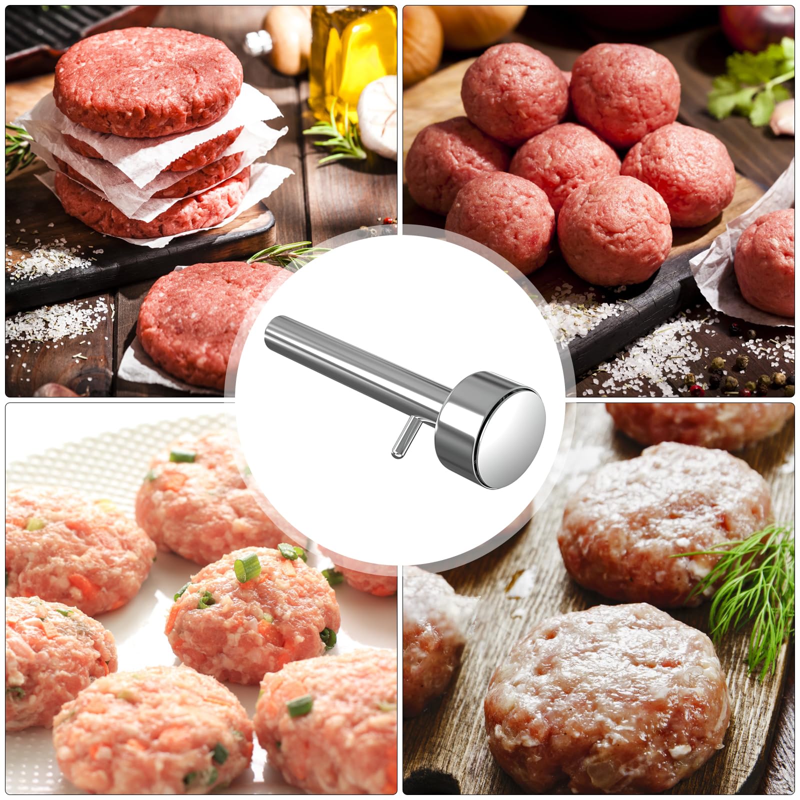 Falafel Portionierer, Pala Maker Scoop, non adesivo, Baller Tool, Former per deliziose palline di falafel e polpette di carne e utensili da cucina
