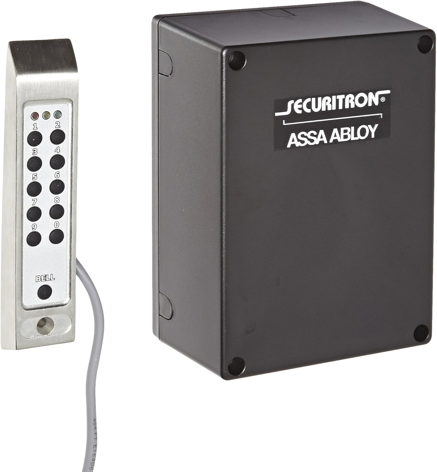 Securitron Stainless Steel Narrow Stile Digital Keypad System, Satin Stainless Finish