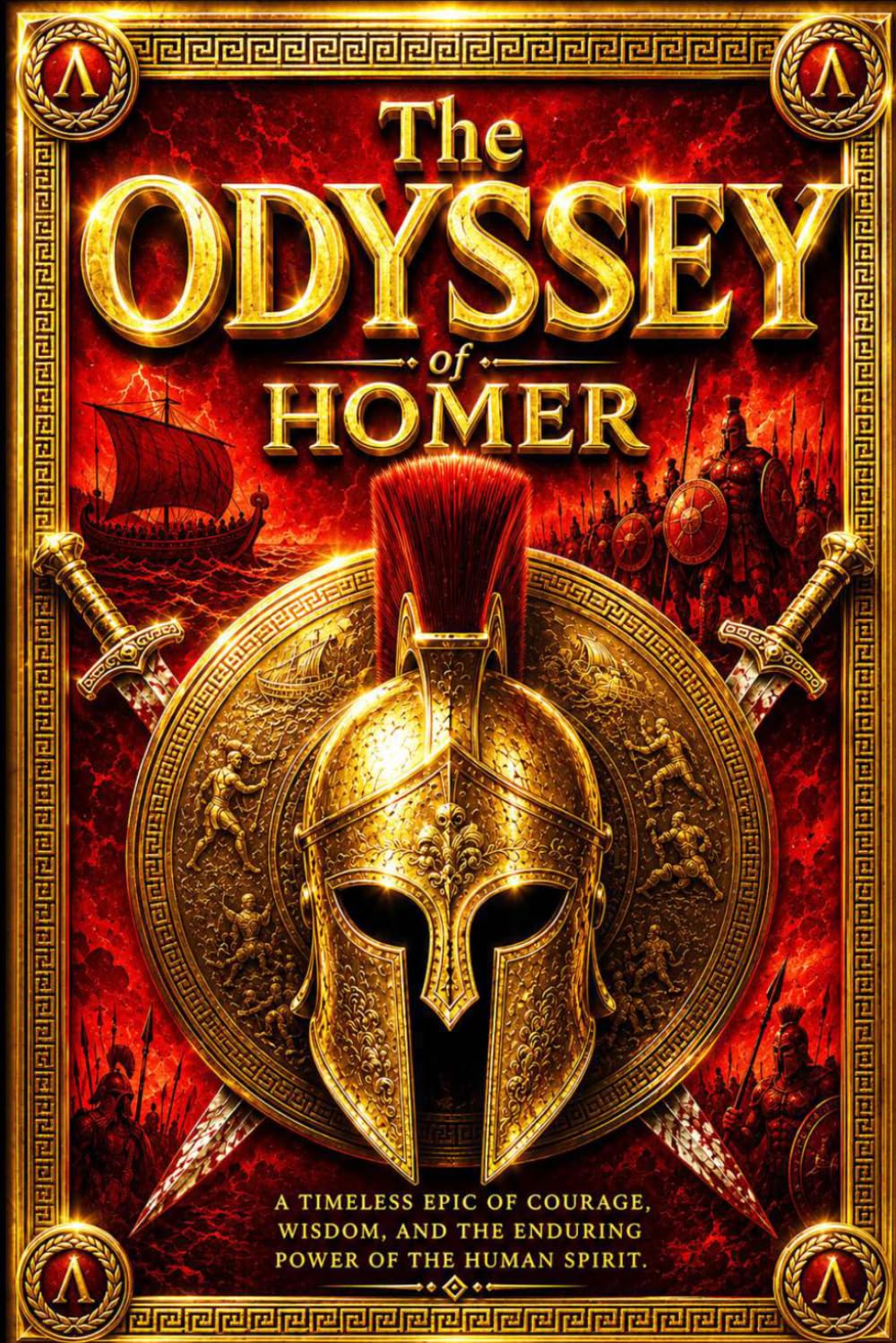 The Odyssey of Homer: The Complete Epic of Odysseus' Journey Home After the Trojan War – Unabridged Classic English Translation – Featuring All ... Ancient Greek Mythology, Adventure, Heroism,