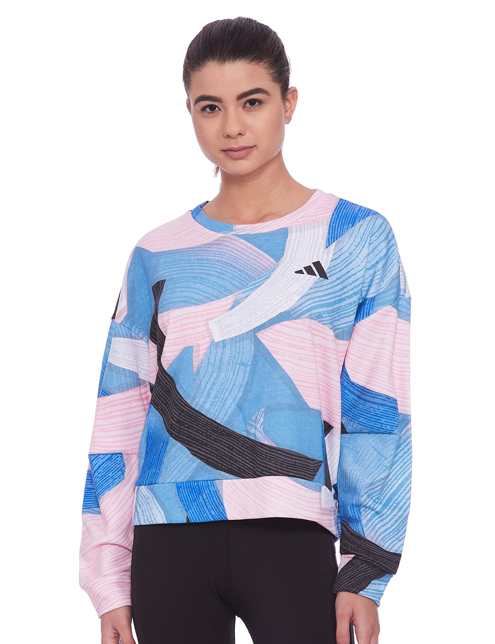 adidasWomen's Cotton Crew Neck Sweatshirt