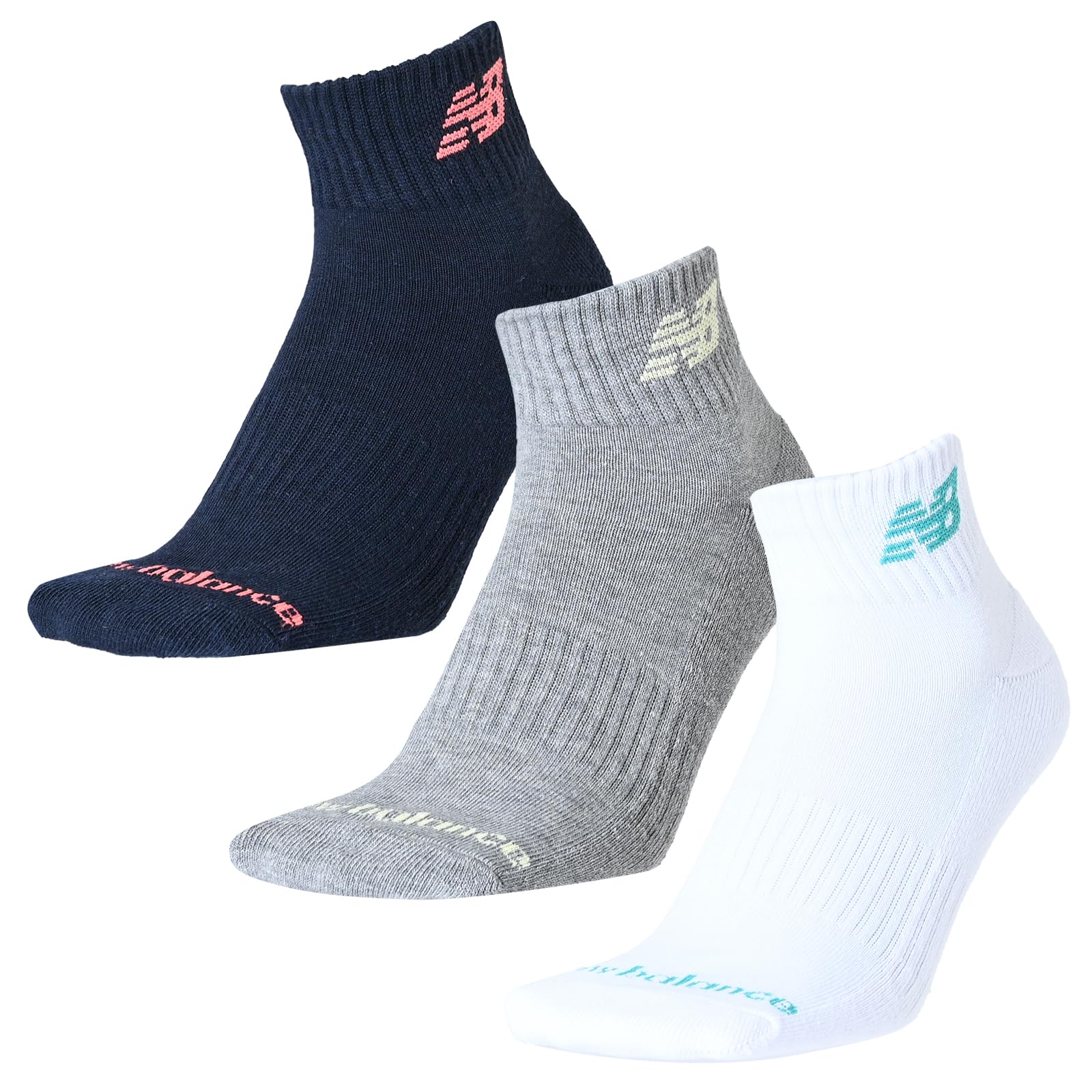 new balance(ニューバランス) New Balance Men's Mid Length 3P Socks (LAS55637) 3 Pairs 3 Pack in use