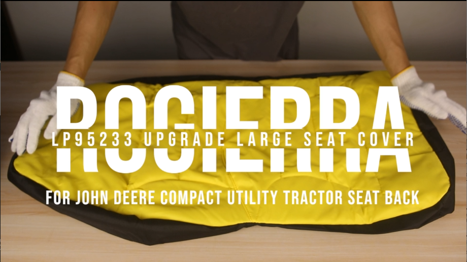 Housse De Siège Tracteur Compact John Deere Et Autres Modèles – Tissu Oxford 300D Imperméable – Protection Anti-UV, Pluie, Poussière – Taille 45,7 Cm