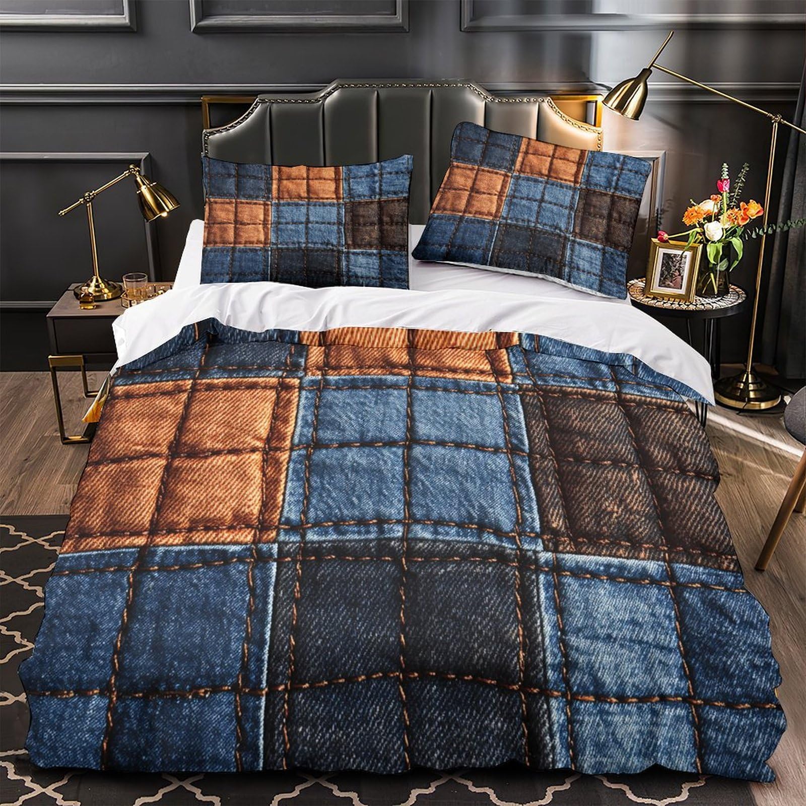 Housse de couette 200x200 pour chambre d'adulte ou d'enfant au style sauvage