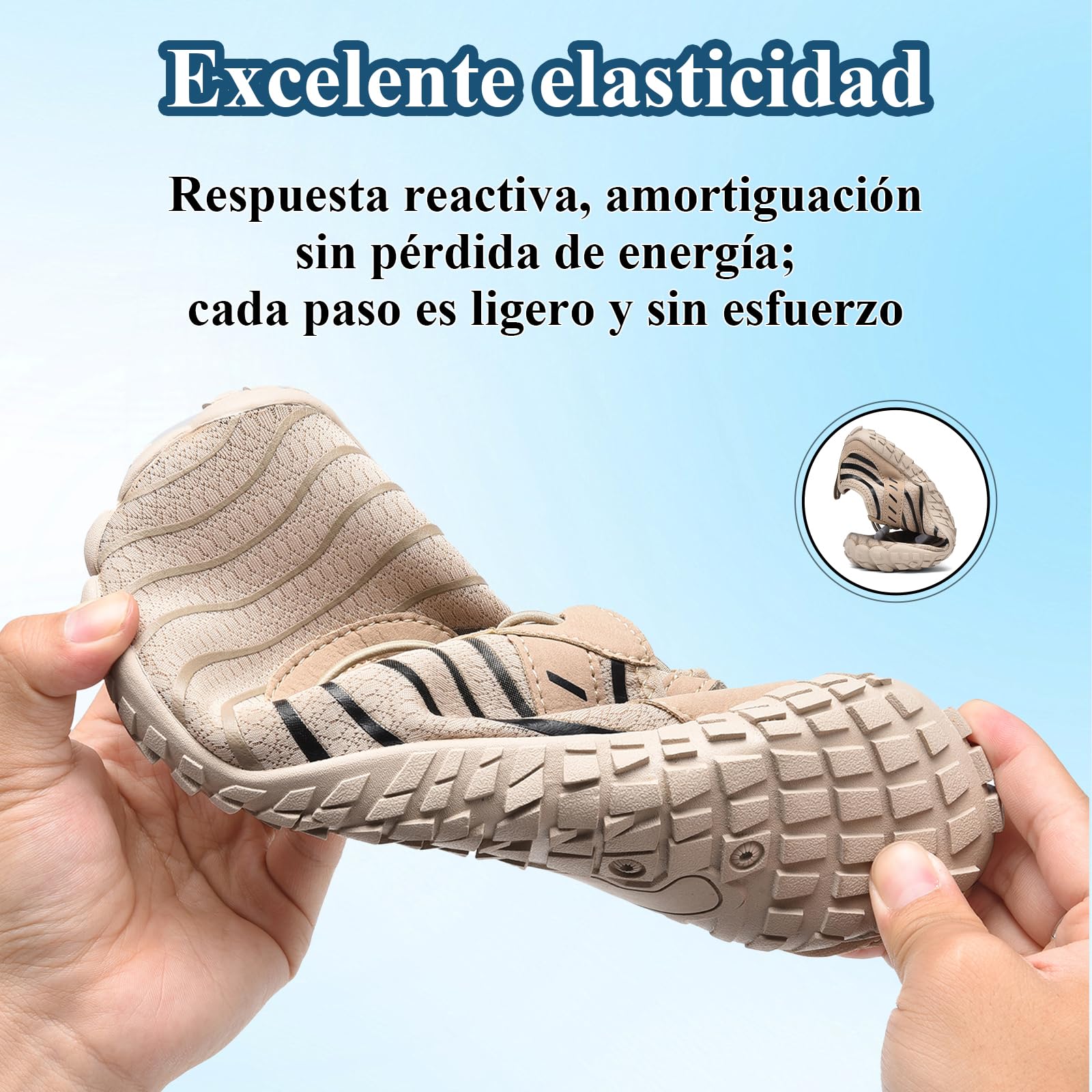 Zapatos Descalzos Mujer Hombre Zapatos de Agua Ligero Respiratorio Rápido Secado y Minimalismo Barefoot Zapatillas Mujer Hombre Zapatos de Deportes Acuaticos 36-46 EU
