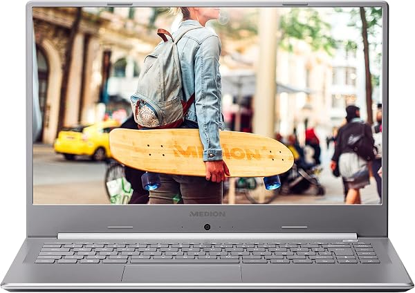 MEDION Notebook Pc E15413, Display Fullhd 15.6 pollici, Intel Core I5 Di 12Esima Generazione, Ram 8Gb, Ssd 512Gb, Scheda Grafica Intel Iris Xe, Windows 11, Galaxy Blue, 8 GB + 512 GB SSD - 5