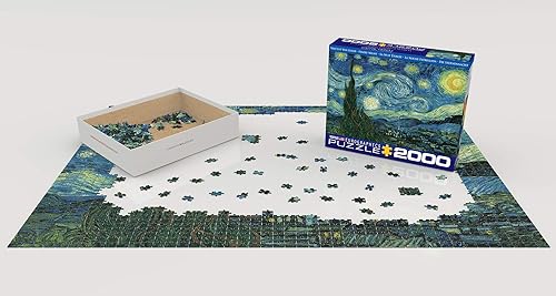 Miniatura 3 de EuroGraphics Noche estrellada por Vincent Van Gogh Puzzle (2000 piezas)