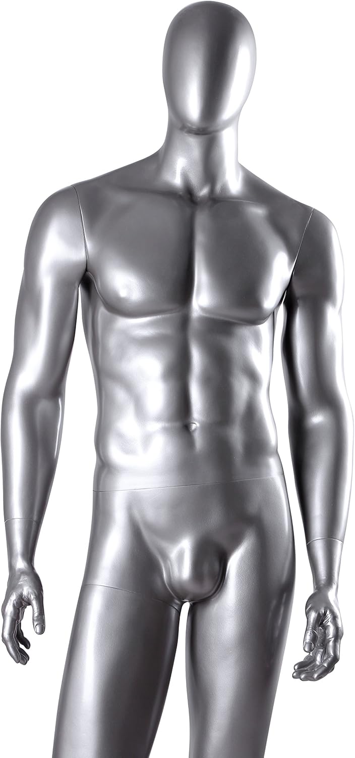 Silver Male Mannequin
