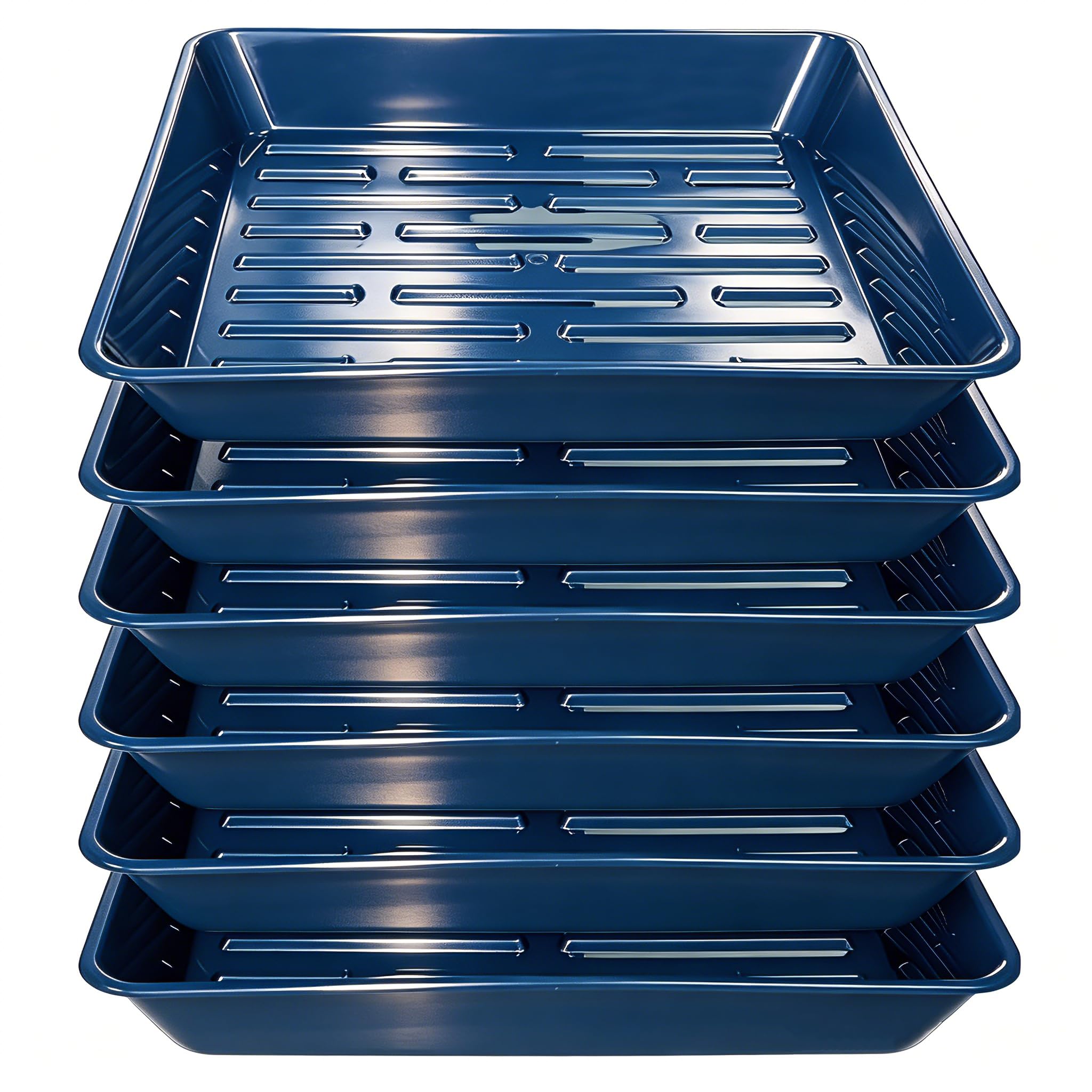 Plant Saucers - 6 Pack 10 Inch Drainage Trays -12 Plant Saucers - 6 Pack 10 Inch Drainage Trays -12