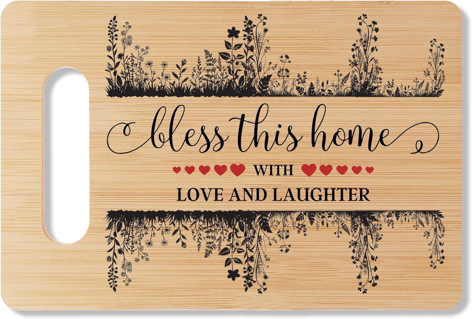 Housewarming Bamboo Cutting Board Gift, Bless This Home With Love And Laughter, Christian Cutting Board Home Kitchen Decor, New Home Gifts Ideas, Gifts For Family Mom Dad Grandma Grandpa -14 Housewarming Bamboo Cutting Board Gift, Bless This Home With Love And Laughter, Christian Cutting Board Home Kitchen Decor, New Home Gifts Ideas, Gifts For Family Mom Dad Grandma Grandpa -14
