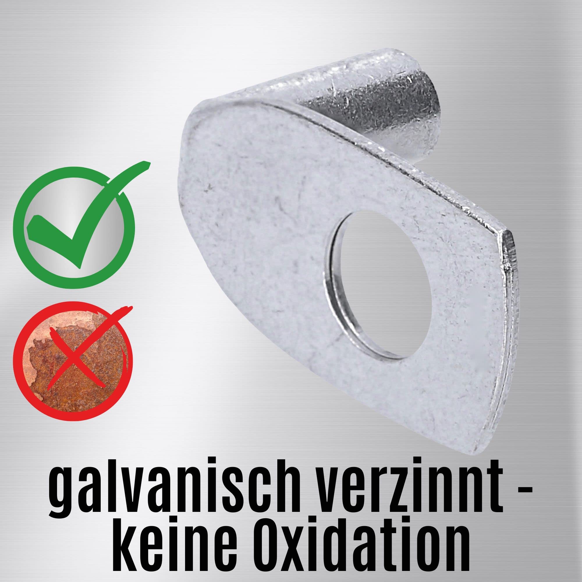 Kalitec Lot de 10 Cosses Tubulaires Coudées 10 mm² M8, Connecteur à 90° | Cosses à sertir en cuivre étamé selon DIN EN 13600, raccord électrique pour auto, solaire et industrie, lot de 10