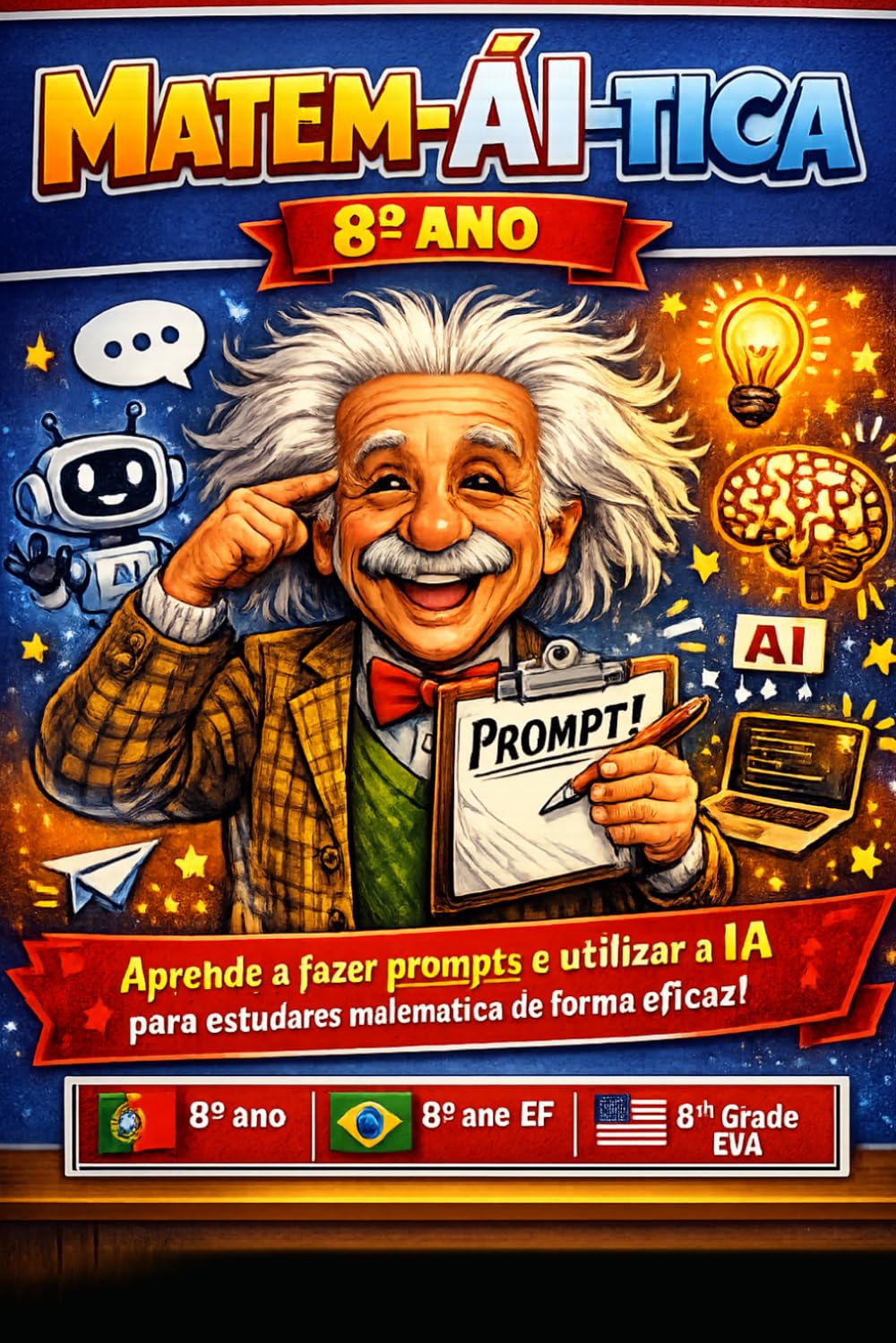 Matem-ÁI-tica 8º ano: Matemática com IA