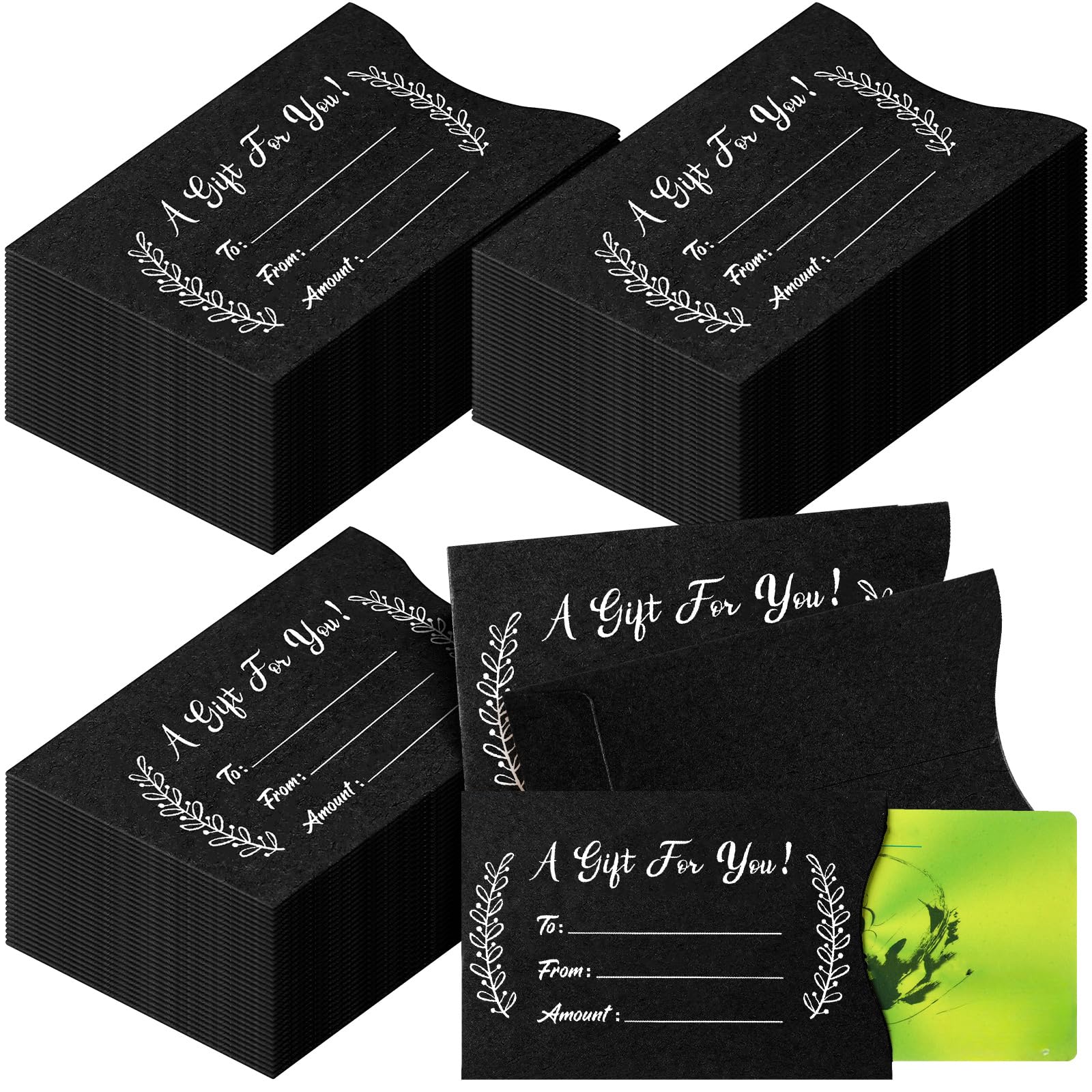 gift card sleeves bulk Sleeve wedding gift card holder 100 X Gift Card Sleeves,