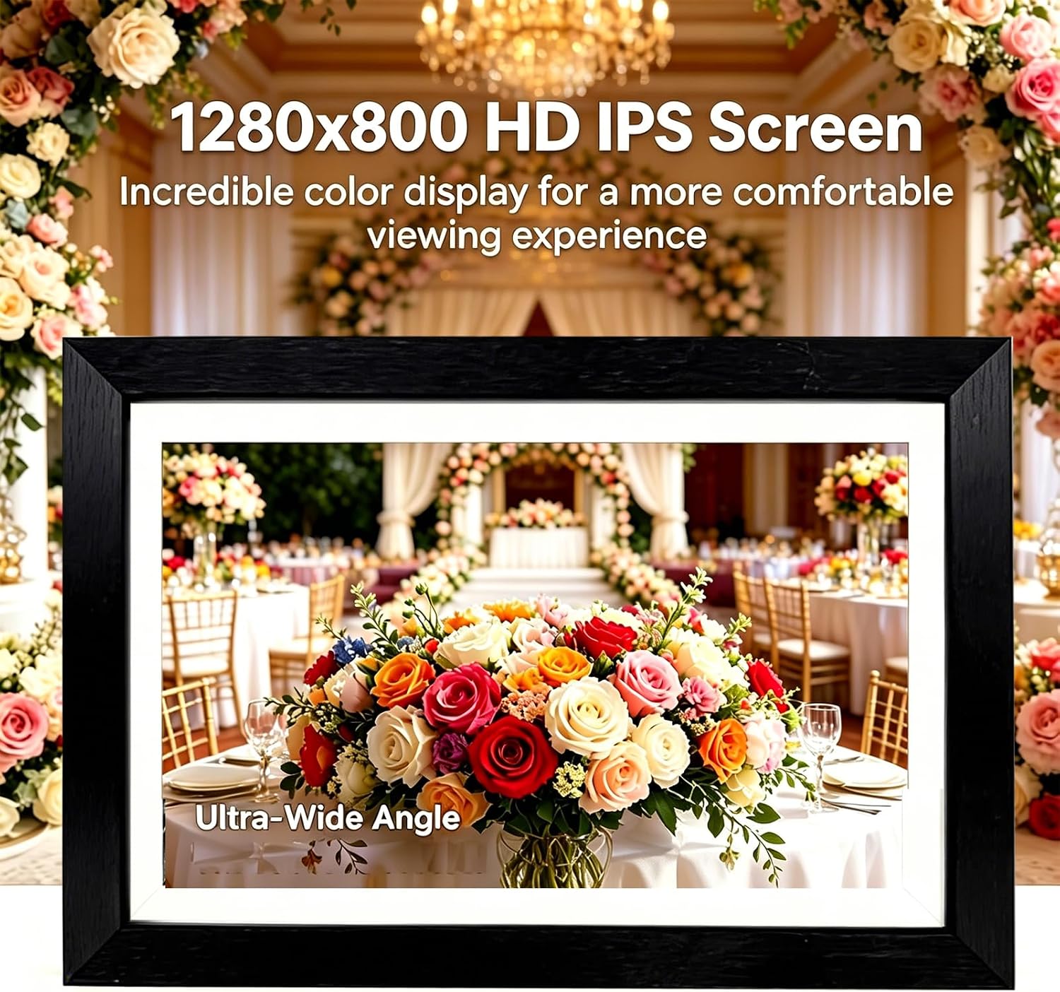 Digital Picture Frame, 10.1" WiFi IPS Touch Screen, Digital Photo Frame Gift,32GB Memory,Share Every Moment,Easy to Use,HD Display,WiFi Photo Sharing