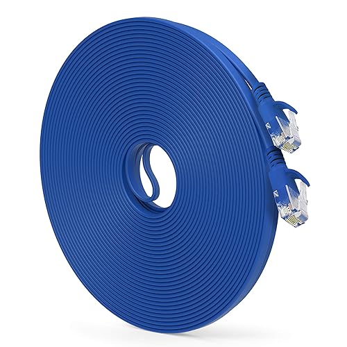 Miniatura 9 de Cable Ethernet Cat6 de 1 pie (paquete de 100) GearIT Flat Internet Cable de red de Internet, cables de conexión Cat6, cable Cat6, cable Cat 6, cable