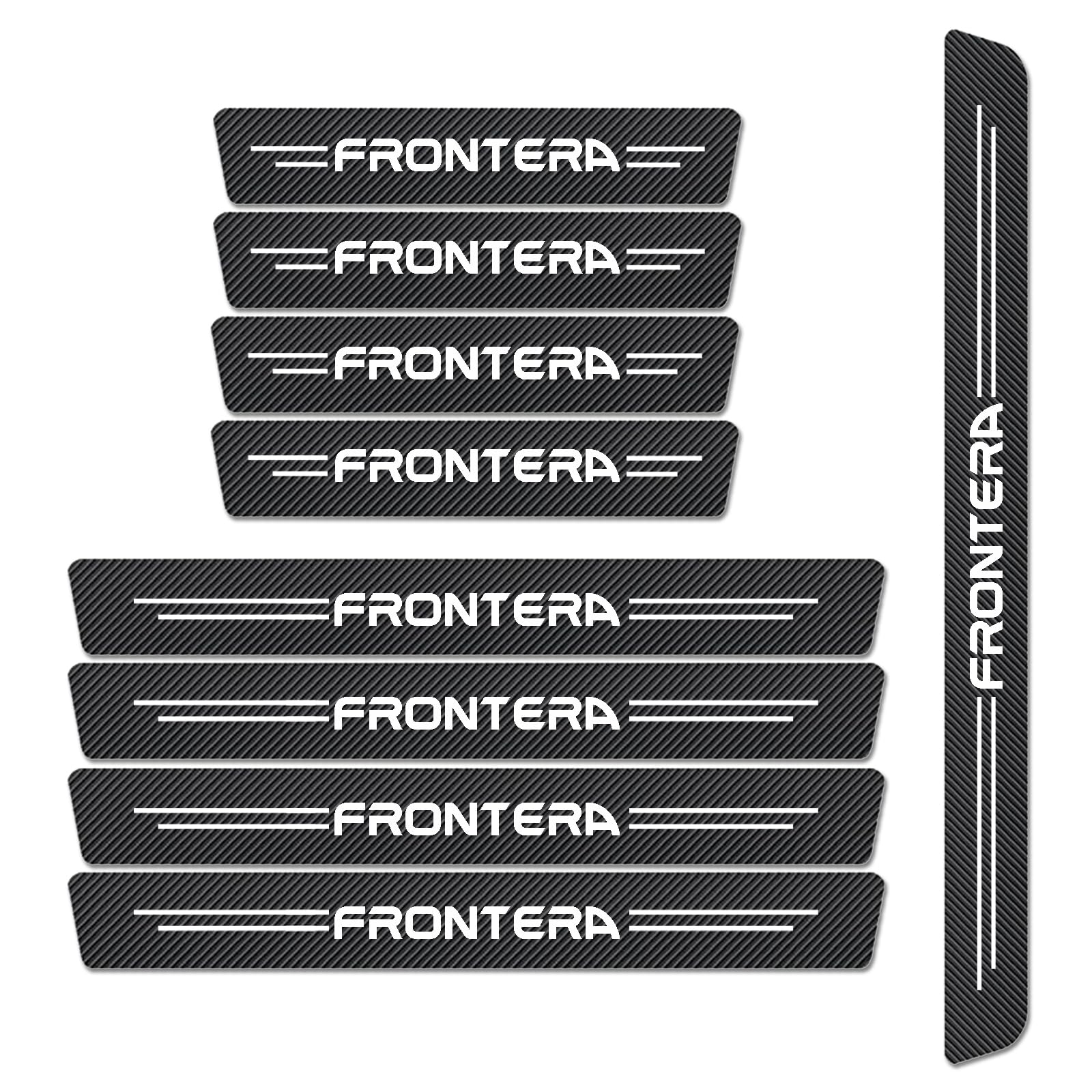 WXH97F Carbon Fiber Scuff Plates for FRONTERA