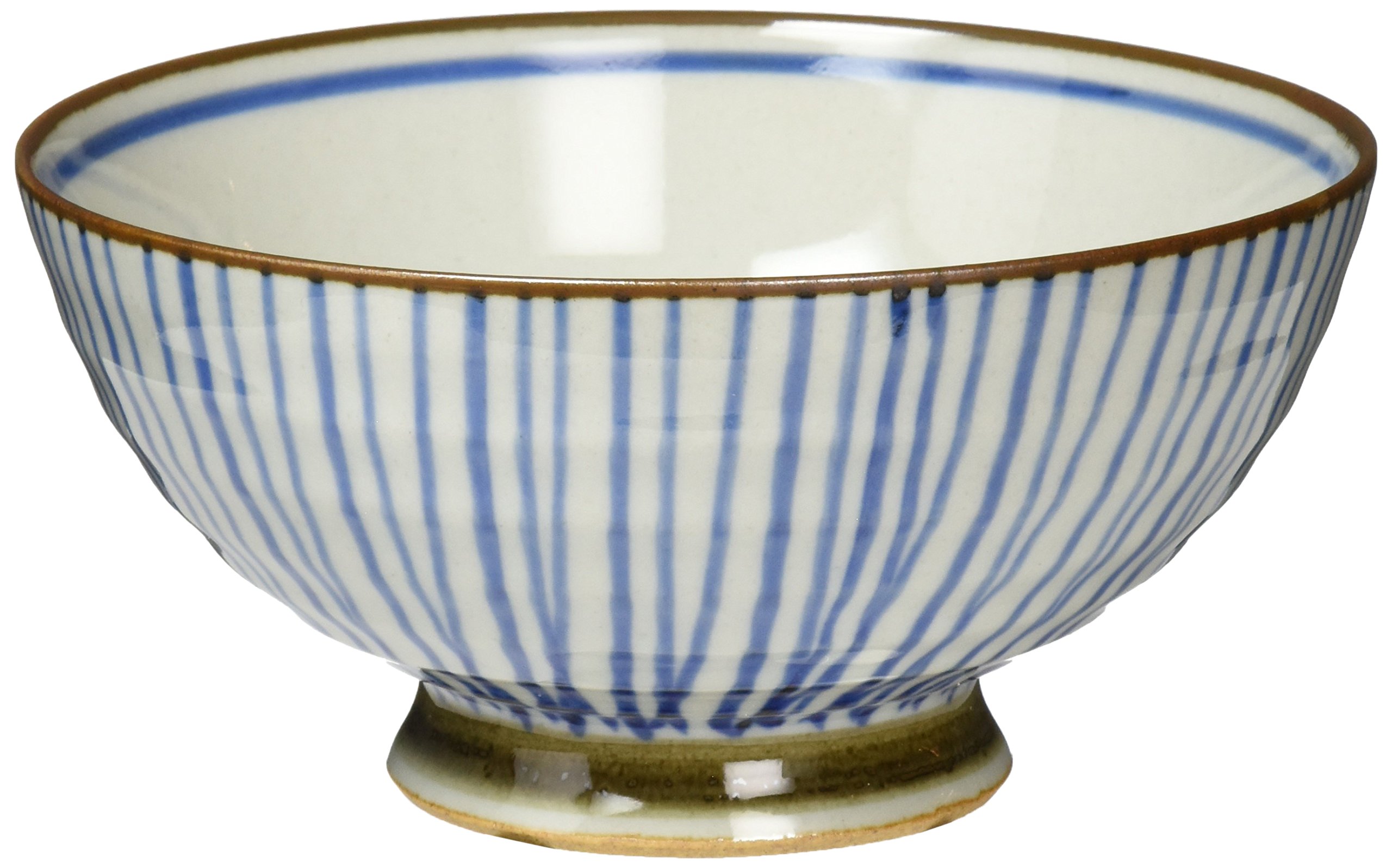 RAO3Z 有田焼 千筋 軽々特大茶碗 : Home & Kitchen