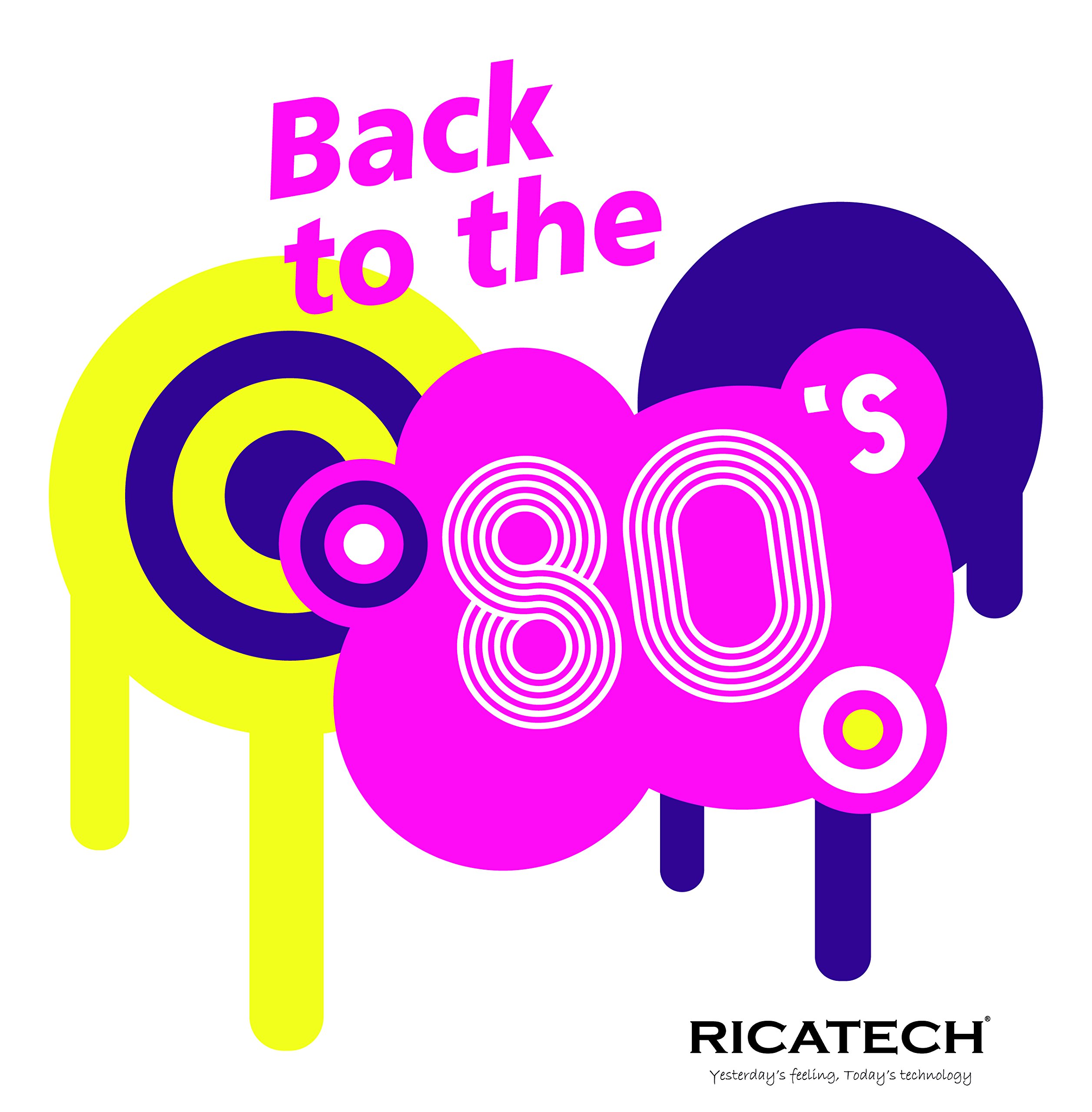 Ricatech PR 1980 reproductor de potencia, radiocasetera, casete, reproductor de cintas, radio AM, FM, SO 3 bandas sonoras, admite tarjetas USB y SD, Negro