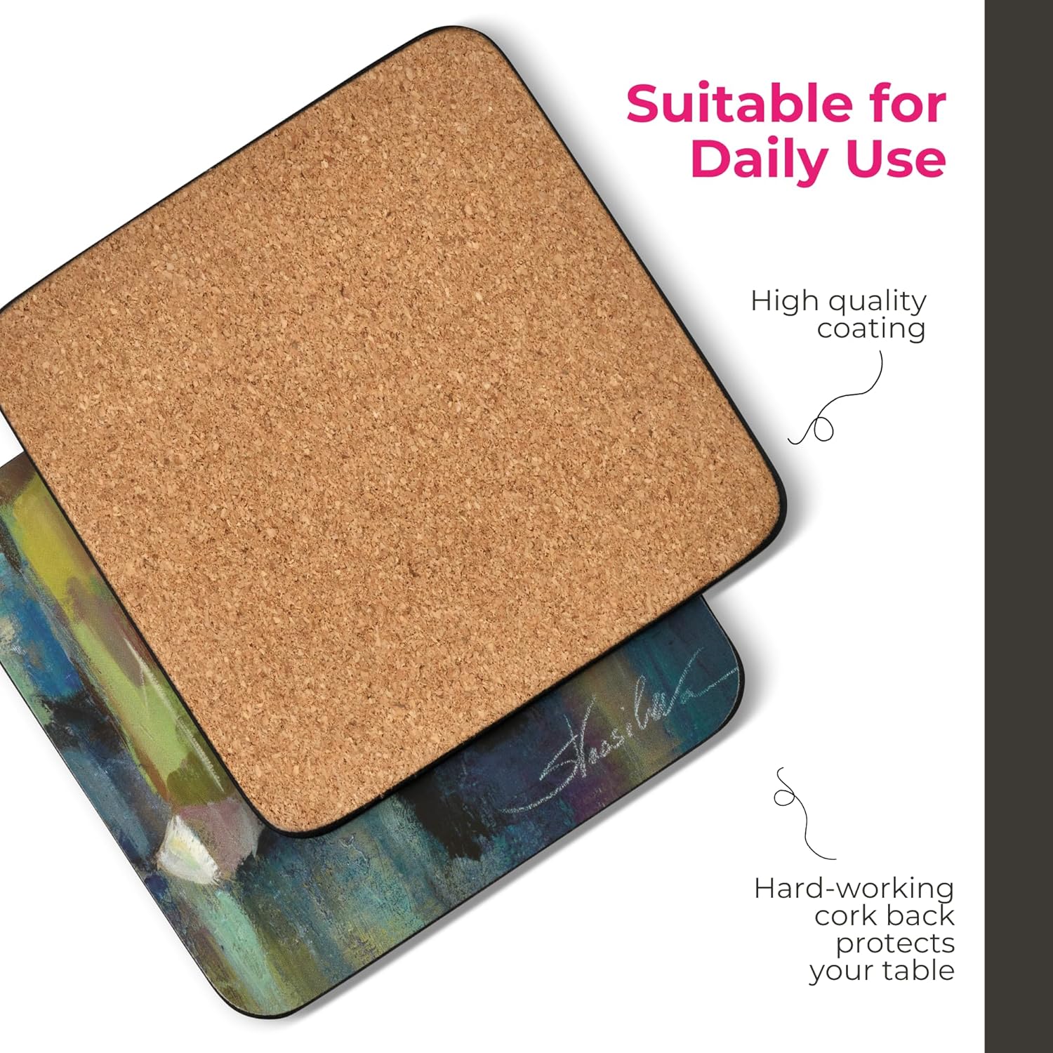 Pimpernel Coasters, Multicolor