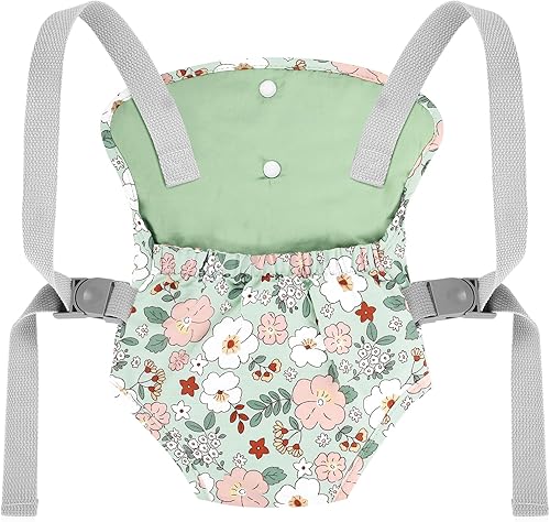 Miniatura 5 de GAGAKU Portabebés para muñecas Reborn Baby Doll Accesorios Portabebés delantero y trasero - Verde Camelia