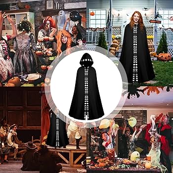 Amazon.co.jp: ユニセックスフード付きローブ - 仮面舞踏会用