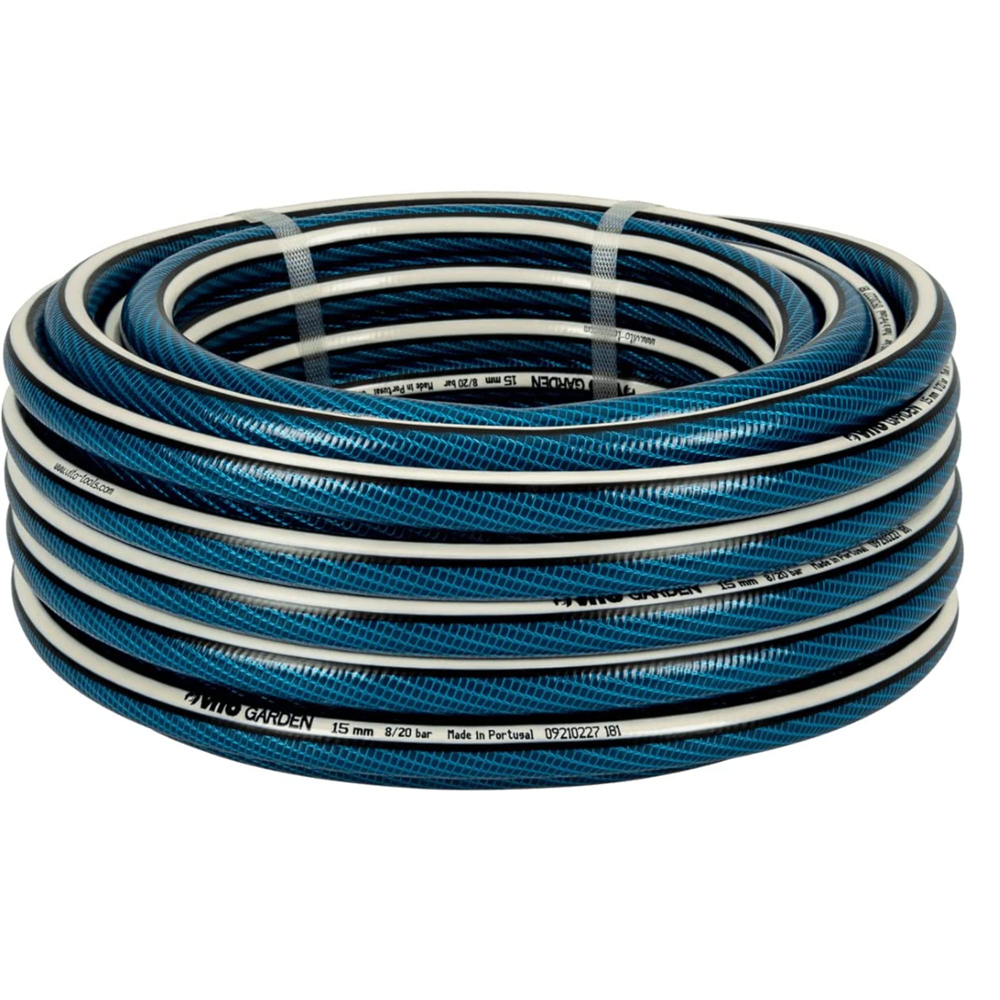 VITO - Tuyau arrosage Jardin Flexible Ø 15mm/ 20mètres 5 Couches 20 Bars Anti torsions Résiste aux UV intempéries Jardins