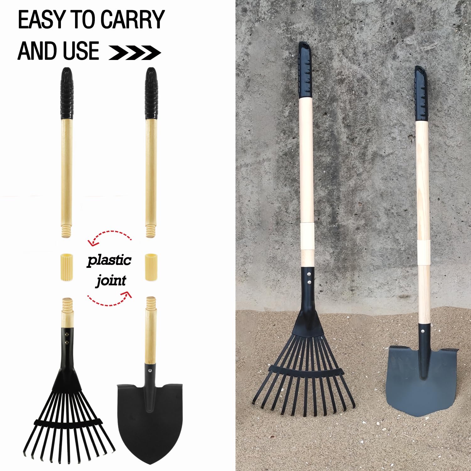 Set di carriole da giardinaggio per bambini, pala e rastrello per scavare, attrezzi e attrezzature da giardino, giocattoli estivi Sand Paracx