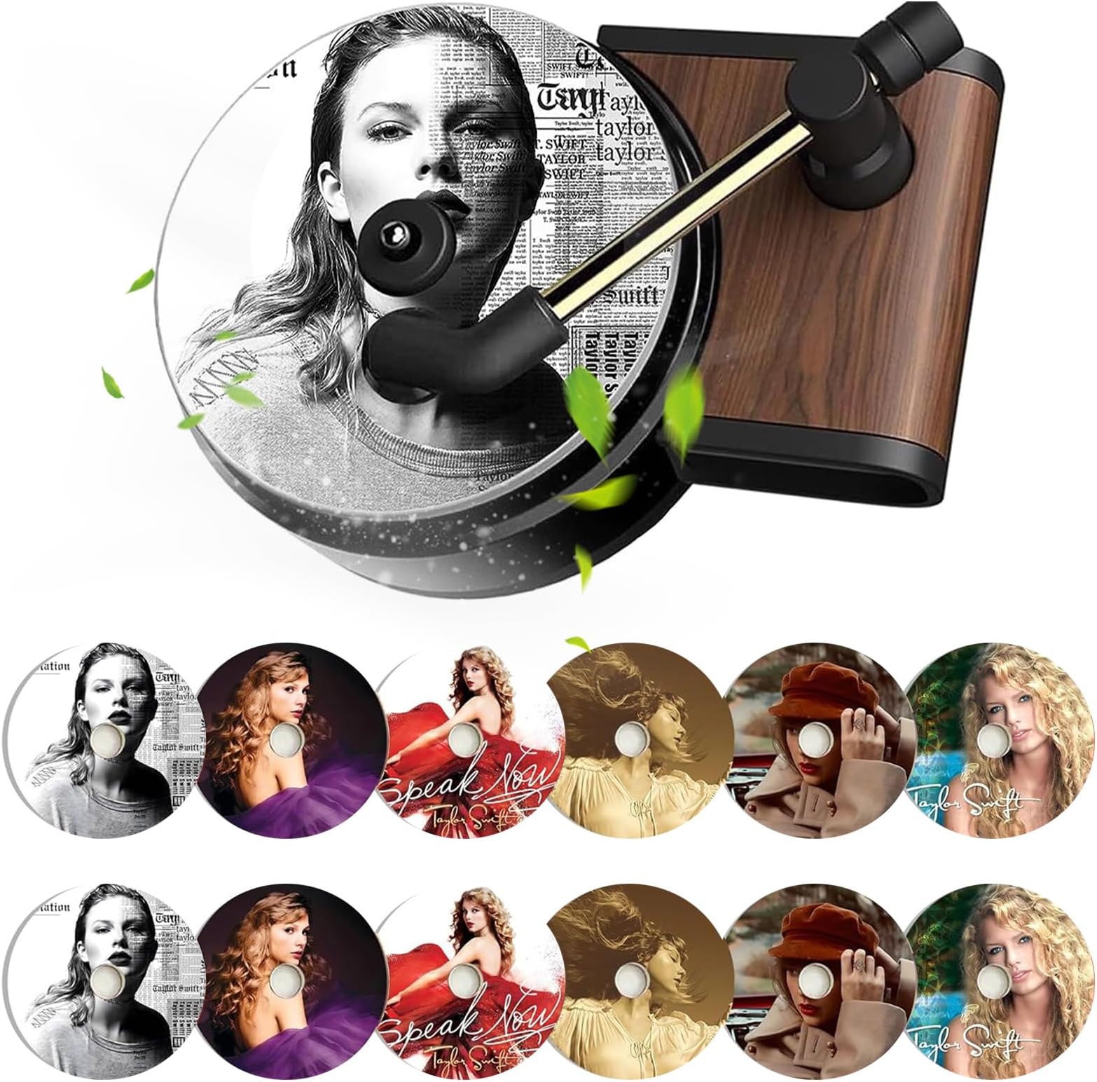 Turntable Car Air Freshener Car Accessory Gifts for Music