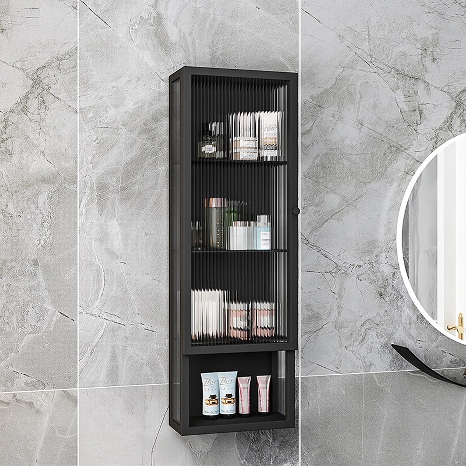 Armadietto para medicamentos con diseño vertical estrecho para pared de cocina