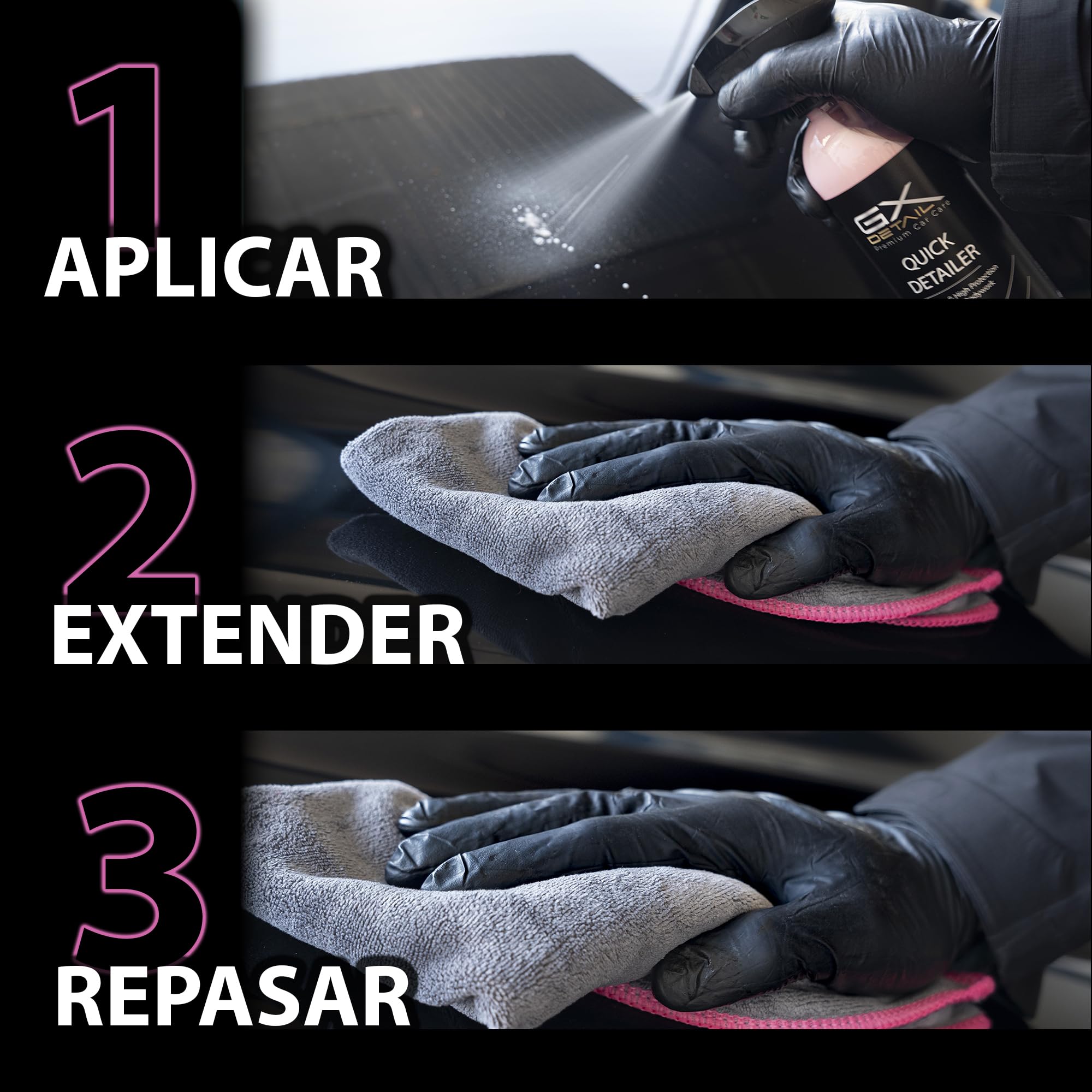GxDetail Cera Líquida para Coche 5 Litros – Brillo Intenso y Protección Duradera – Quick Detailer - Fácil Aplicación y Acabado Hidrofóbico – Protección UV y Resistencia a la Suciedad.